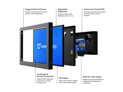 7 Inch Monitor Metal