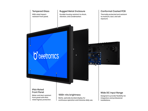 24 Inch Touchscreen Metal (High Brightness)