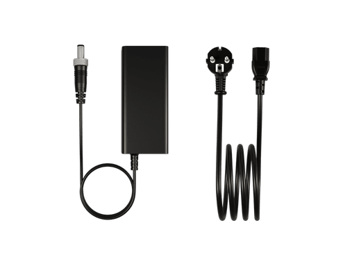 19V external power adapter with lock, EU plug (for medical applications)