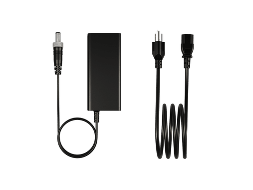 19V external power adapter with lock, US plug (for medical applications)