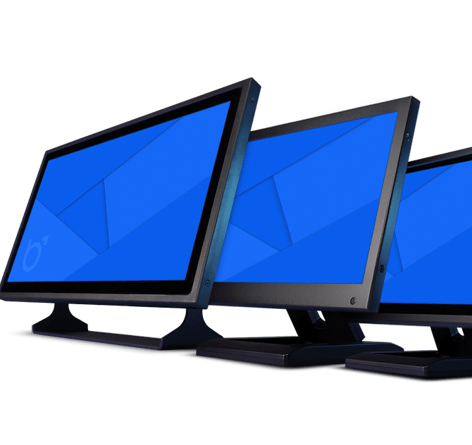 Touchscreen monitors